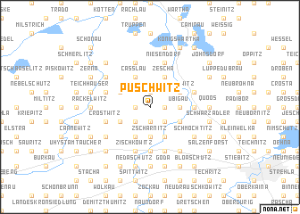 map of Puschwitz