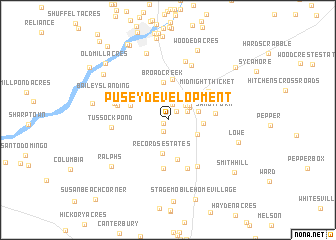 map of Pusey Development