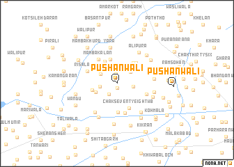 map of Pushānwāli