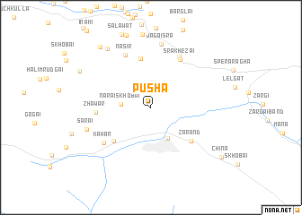 map of Pusha