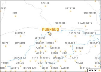 map of Pushevo