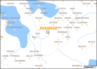 map of Pushiegu