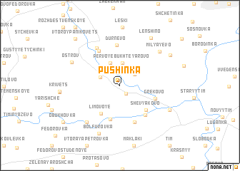 map of Pushinka