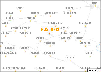 map of Pushkari