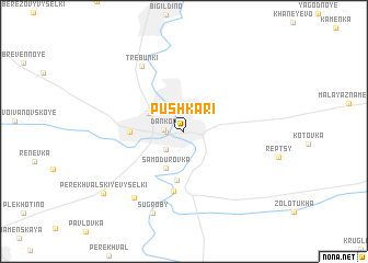 map of Pushkari