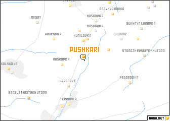 map of Pushkari