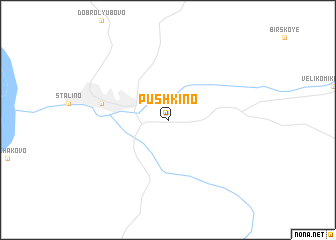 map of Pushkino