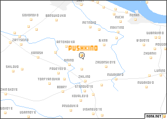 map of Pushkino