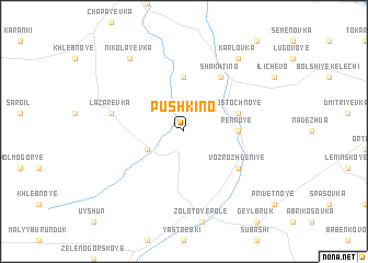 map of Pushkino