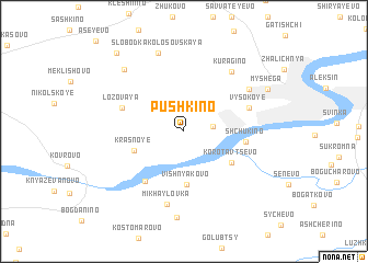 map of Pushkino