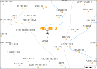 map of Pushkino