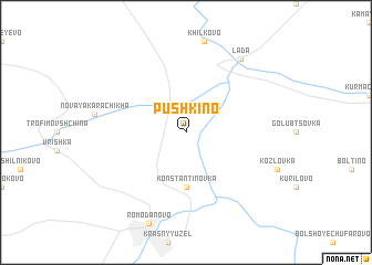 map of Pushkino