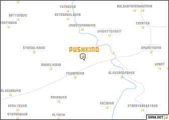 map of Pushkino