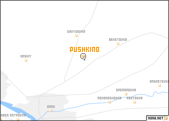 map of Pushkino