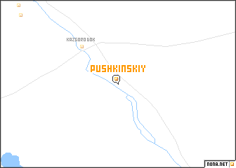 map of Pushkinskiy