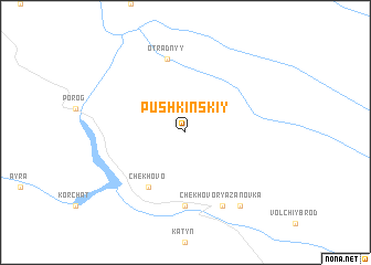 map of Pushkinskiy