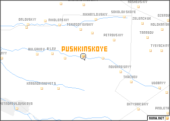 map of Pushkinskoye