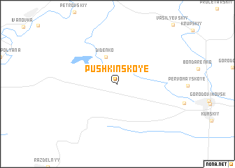 map of Pushkinskoye