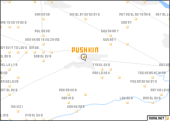 map of Pushkin