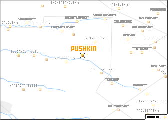 map of Pushkin