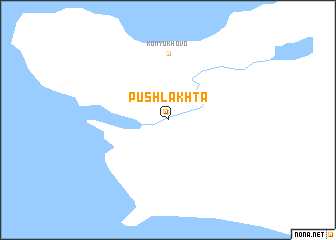 map of Pushlakhta