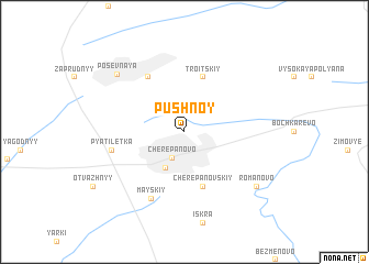 map of Pushnoy