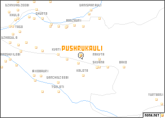 map of Pʼushrukauli
