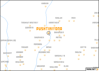 map of Pushtimiyona