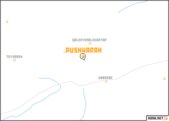 map of Pushwārah