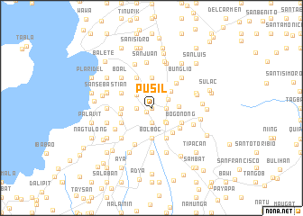 map of Pusil