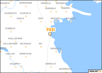 map of Pusi