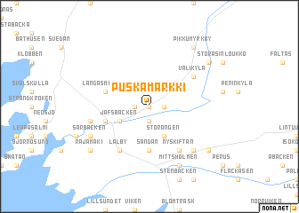 map of Puskamarkki