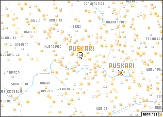 map of Puškari