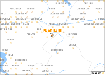 map of Pusmazán