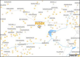 map of Pusŏk