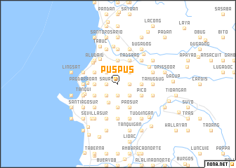 map of Puspus