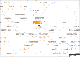 map of Pusquiri