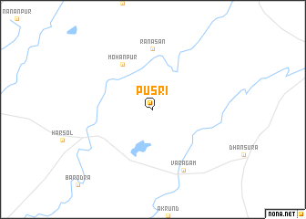 map of Pusri