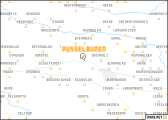 map of Püsselbüren