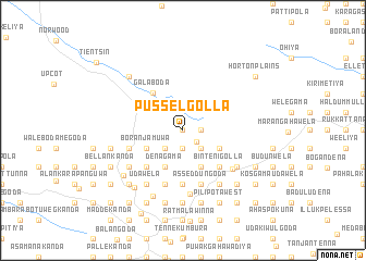 map of Pusselgolla