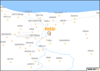 map of Püssi