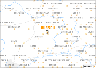 map of Pussou