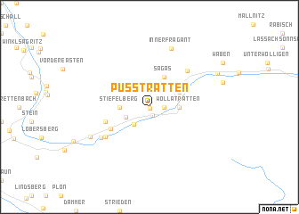 map of Pusstratten