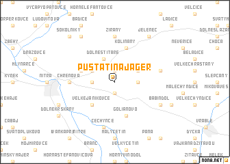 map of Pustatina Jager