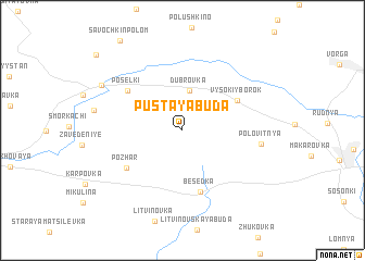 map of Pustaya Buda