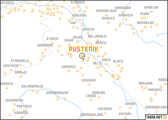 map of Pustenik