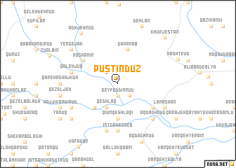 map of Pūstīn Dūz