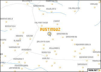 map of Pūstīn Dūz