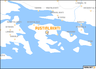 map of Pustinlakhti