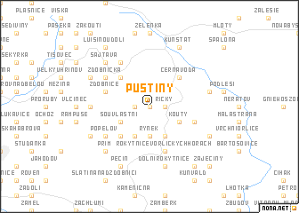 map of Pustiny